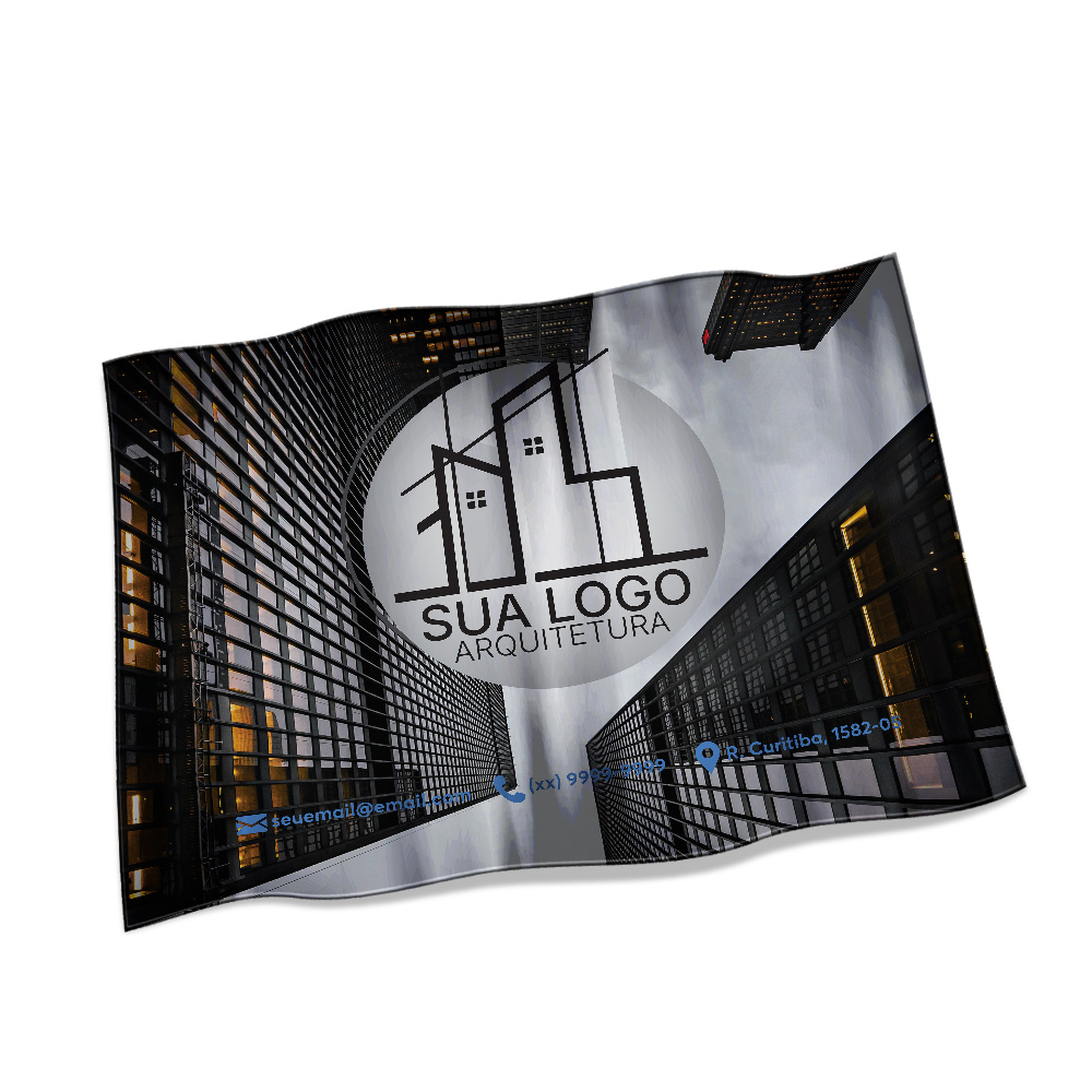 Bandeiras Cacharrel Costura Linha Branca Overlock (900x700mm)