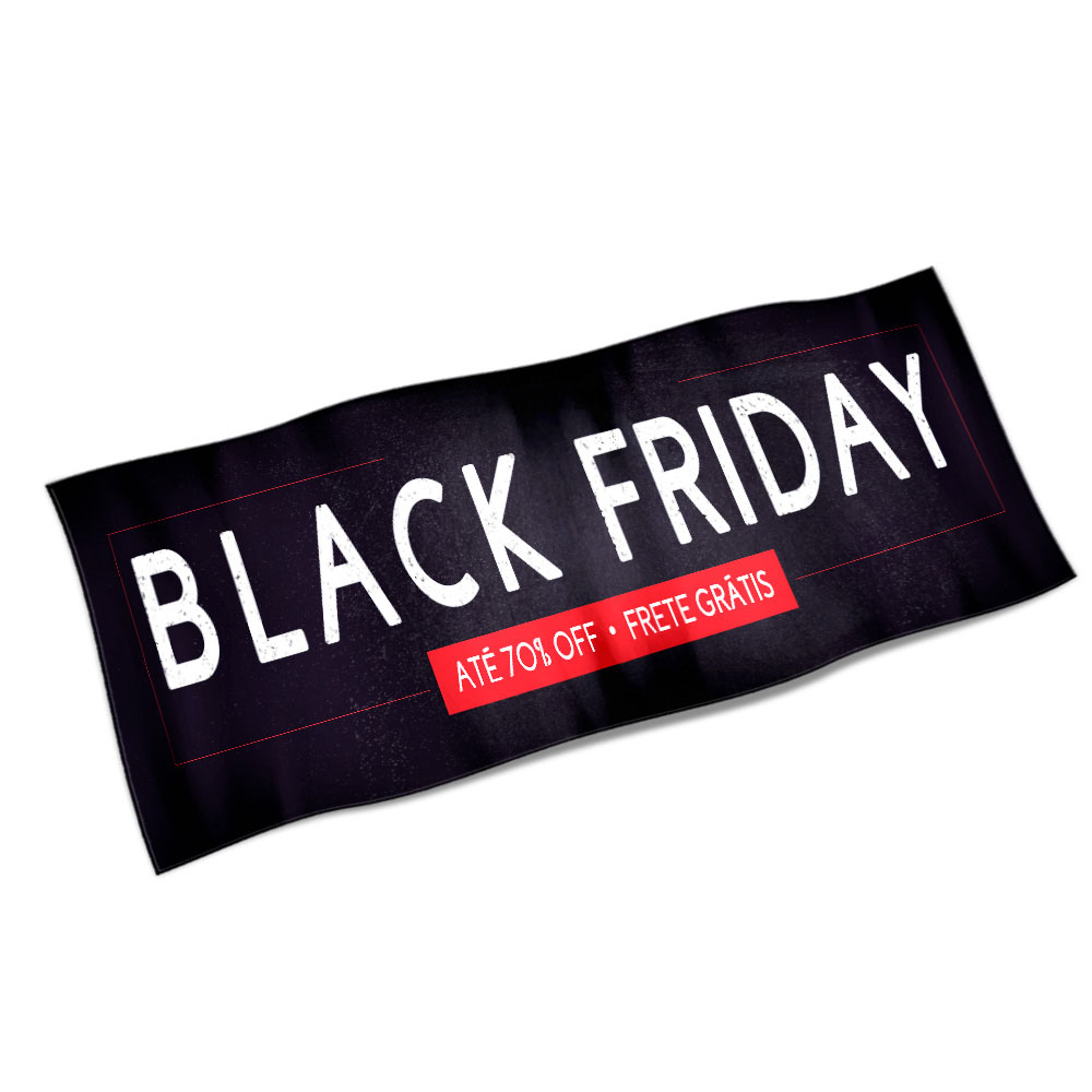 Bandeiras Cacharrel Costura Linha Branca Overlock (2000x500mm)