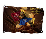 Bandeiras Cacharrel Costura Linha Branca Overlock Com Ilhós (1400x900mm)