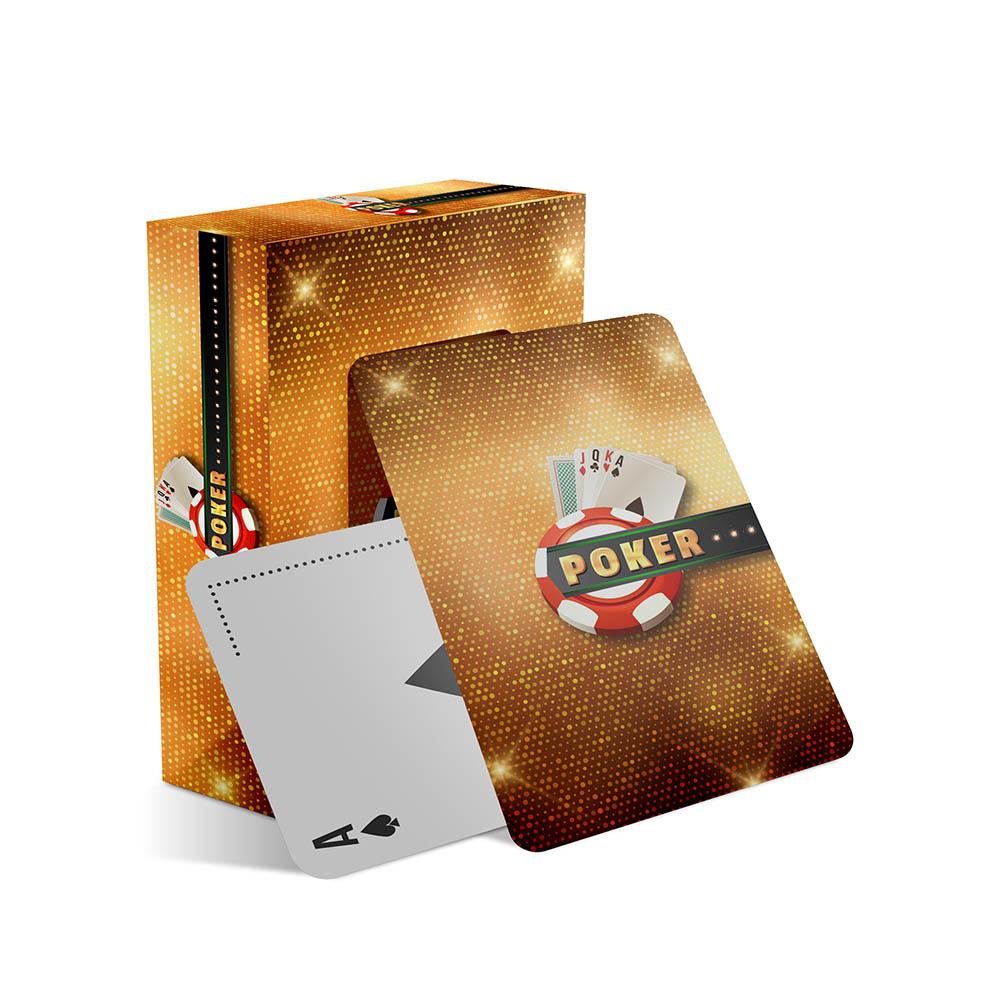 Baralho Simples 54 Cartas Baralho Com Cartas Personalizadas Couchê 300g Com Laminação Fosca