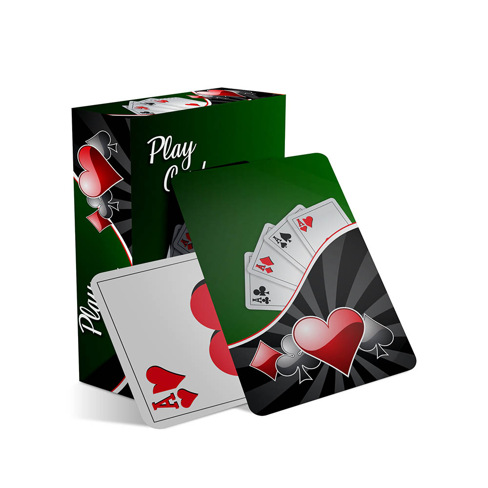 Baralho Simples 54 Cartas Baralho Com Cartas Personalizadas Couchê 250g Com Laminação Fosca