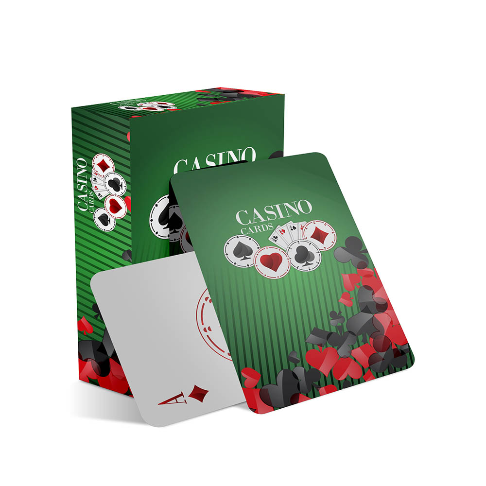 Baralho Simples 54 Cartas Baralho Com Cartas Personalizadas Couchê 250g Com Laminação Fosca