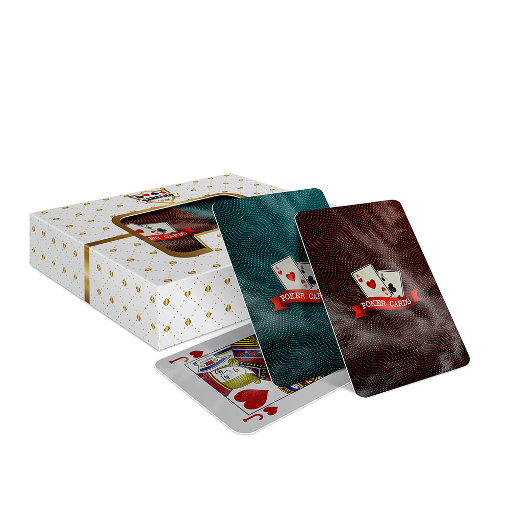 Baralho Duplo 108 Cartas Baralho Com Caixa Padrão Couchê 250g Com Laminação Brilho