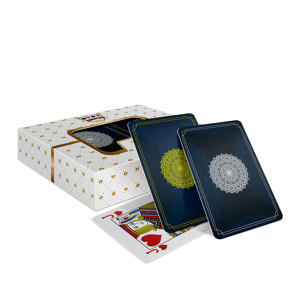 Baralho Duplo 108 Cartas Baralho Com Caixa Padrão Couchê 250g Com Laminação Fosca