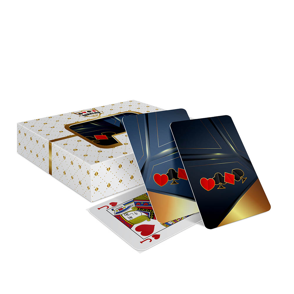 Baralho Duplo 108 Cartas Baralho Com Caixa Padrão Couchê 250g Com Laminação Fosca