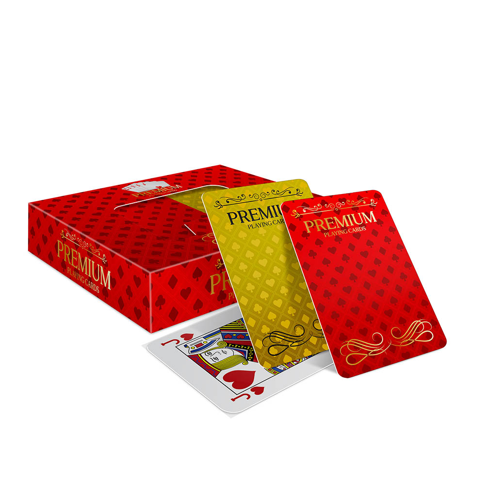Baralho Duplo 108 Cartas Baralho Com Caixa Personalizada Couchê 300g Com Laminação Fosca