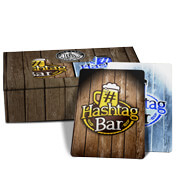 Baralho Simples 108 Cartas Baralho Com Caixa Personalizada Pvc 0,50 Premium Branco Com Verniz Uv Total