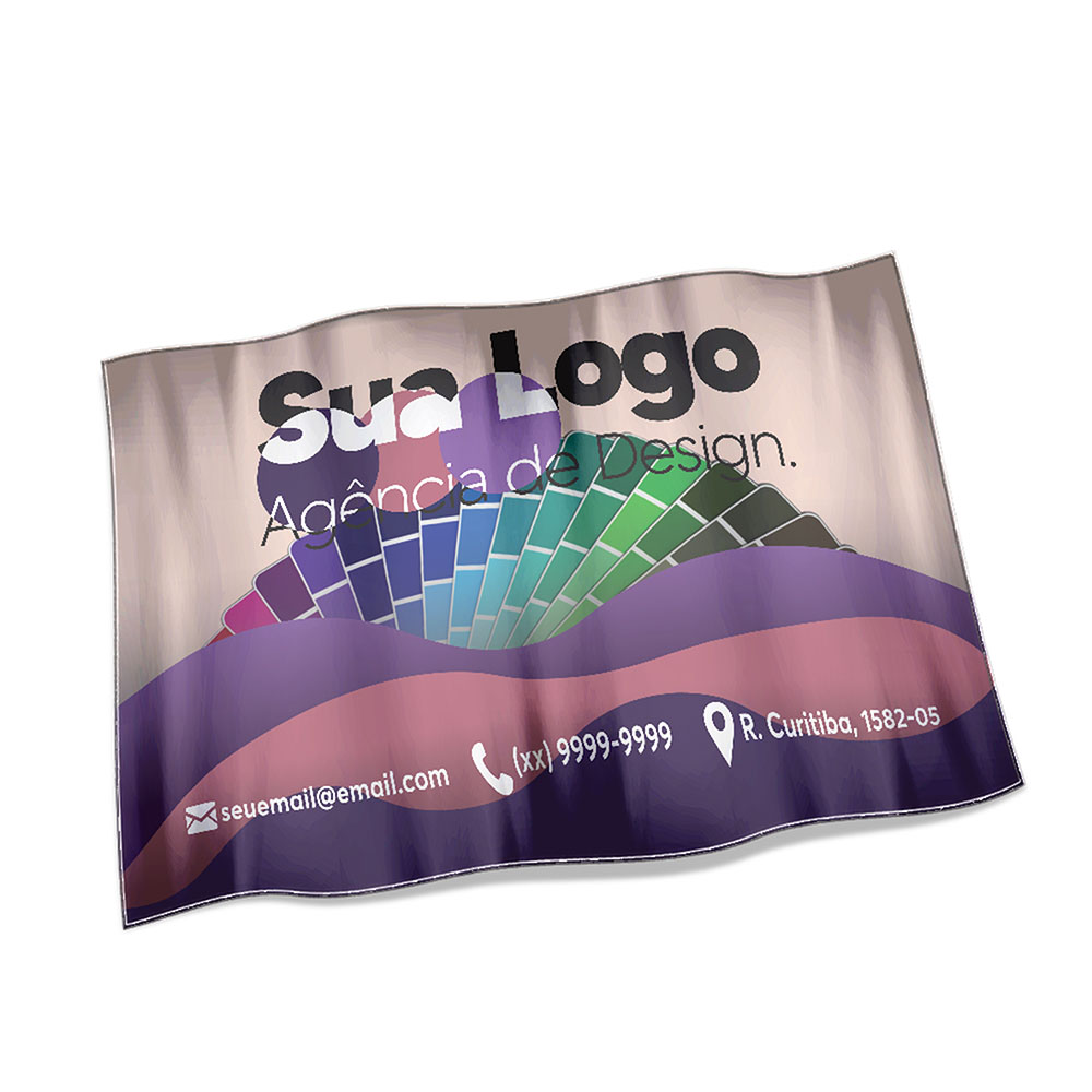 Bandeiras Elastano Costura Linha Branca Overlock (1400x900mm)