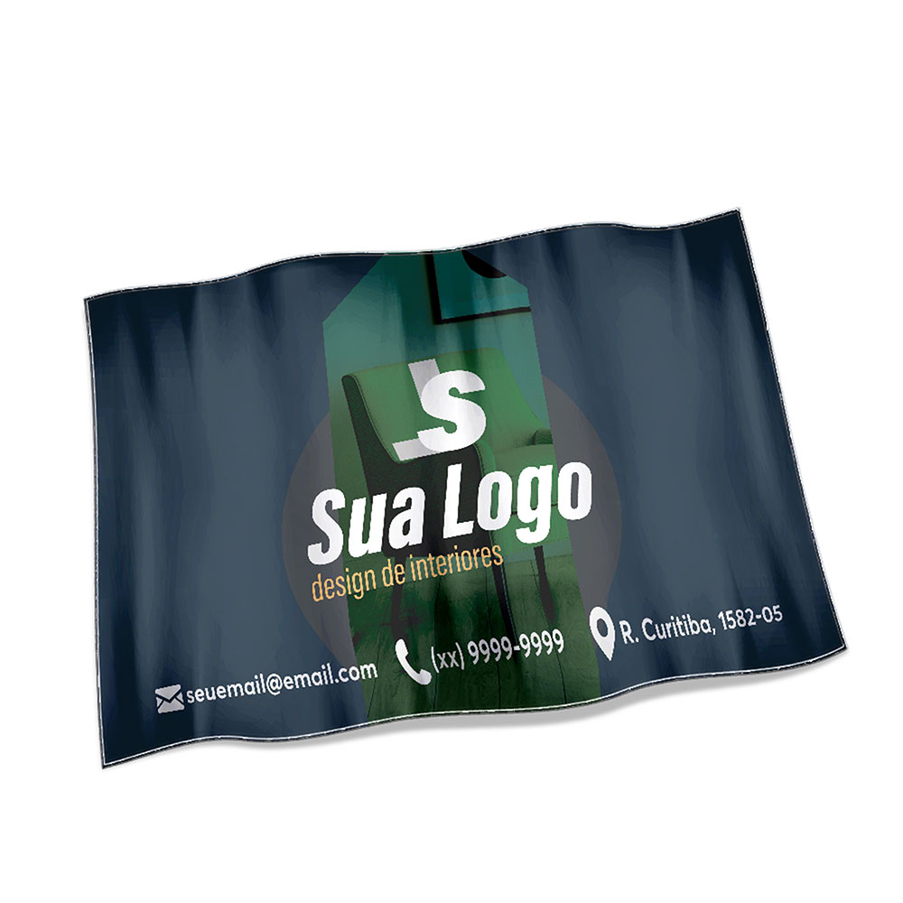 Bandeiras Elastano Costura Linha Branca Overlock (1400x900mm)