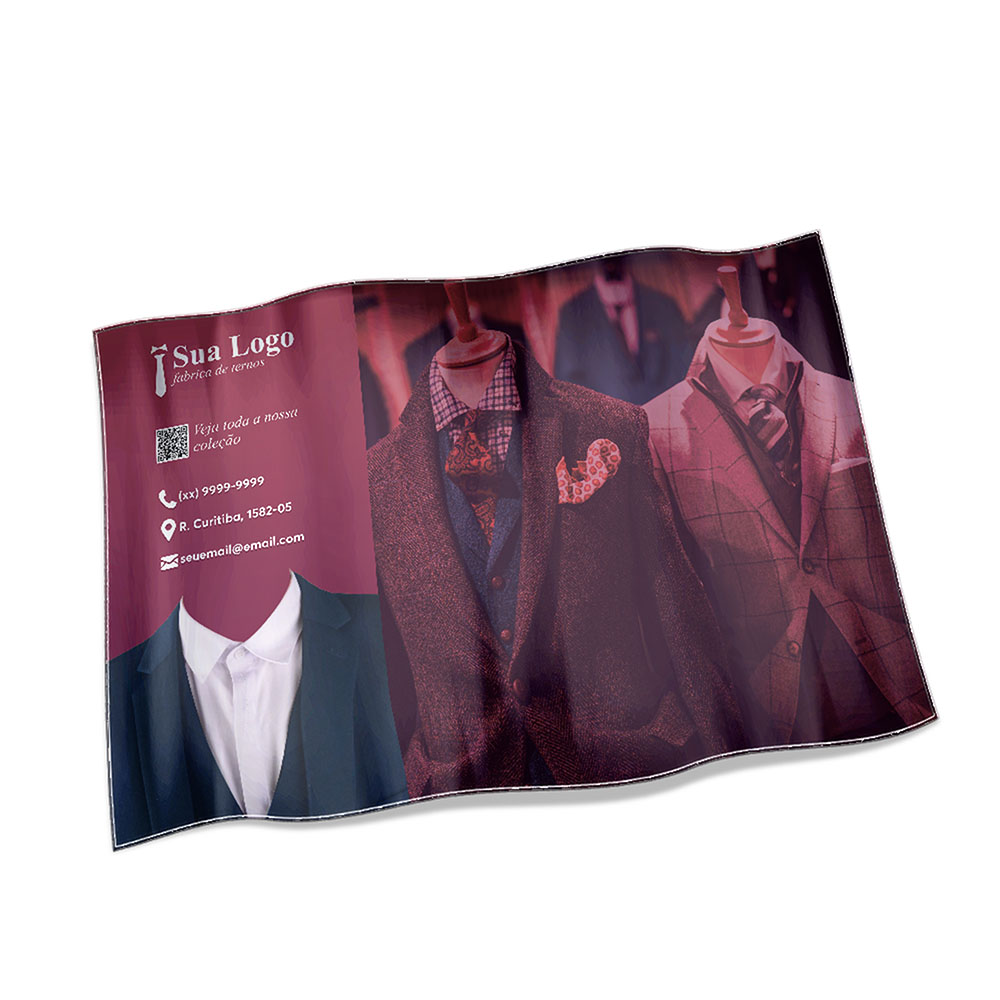 Bandeiras Elastano Costura Linha Branca Overlock (1400x900mm)