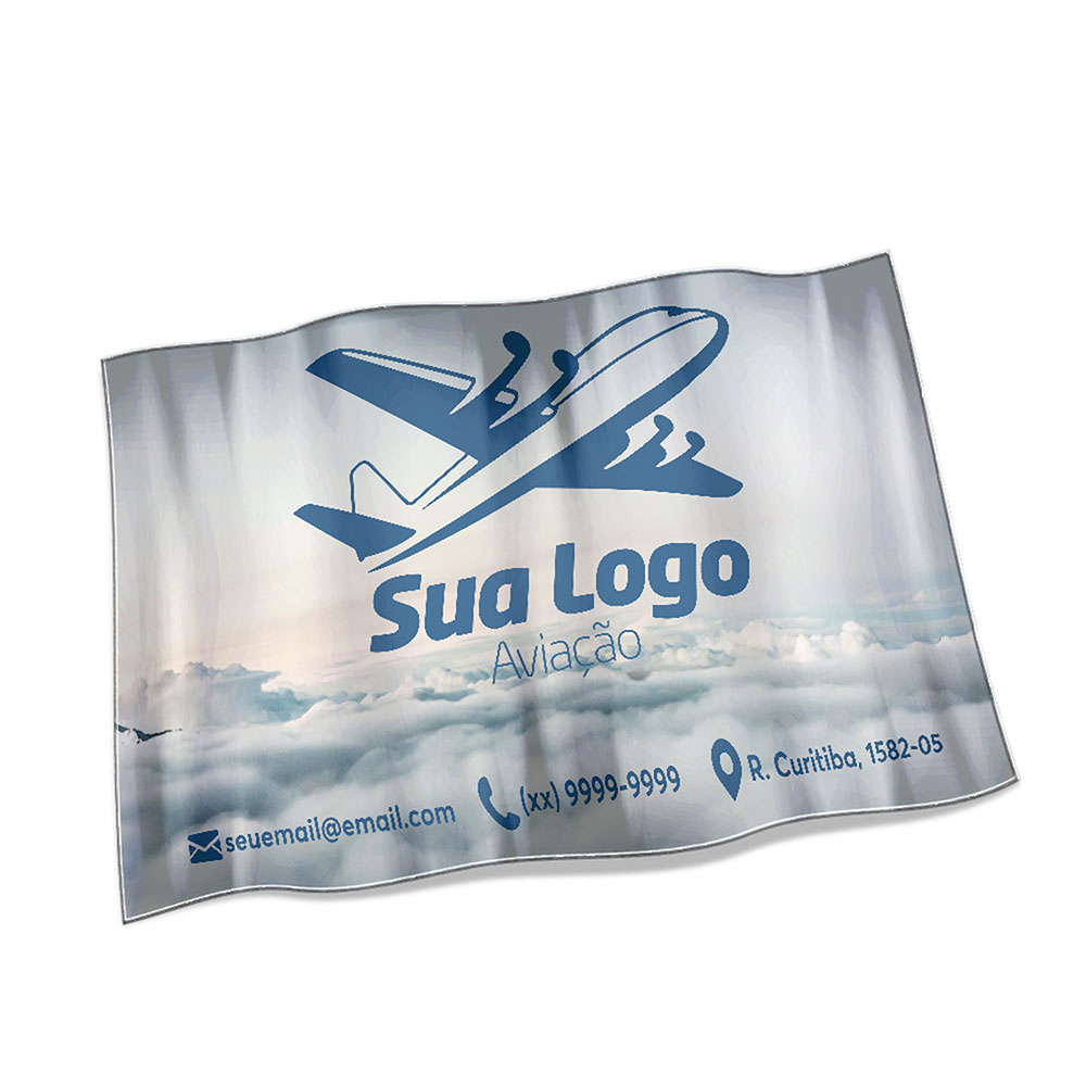 Bandeiras Elastano Costura Linha Branca Overlock (1400x900mm)