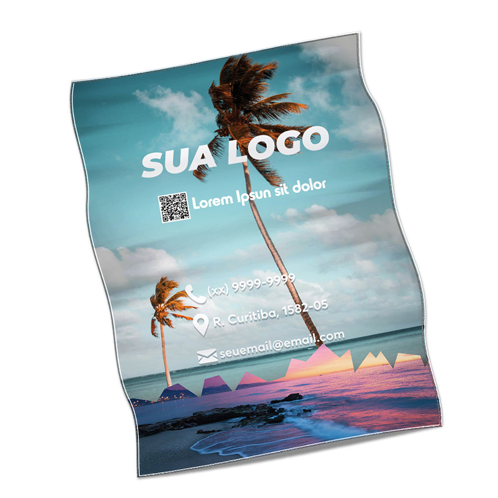 Bandeiras Elastano Costura Linha Branca Overlock (350x450mm)