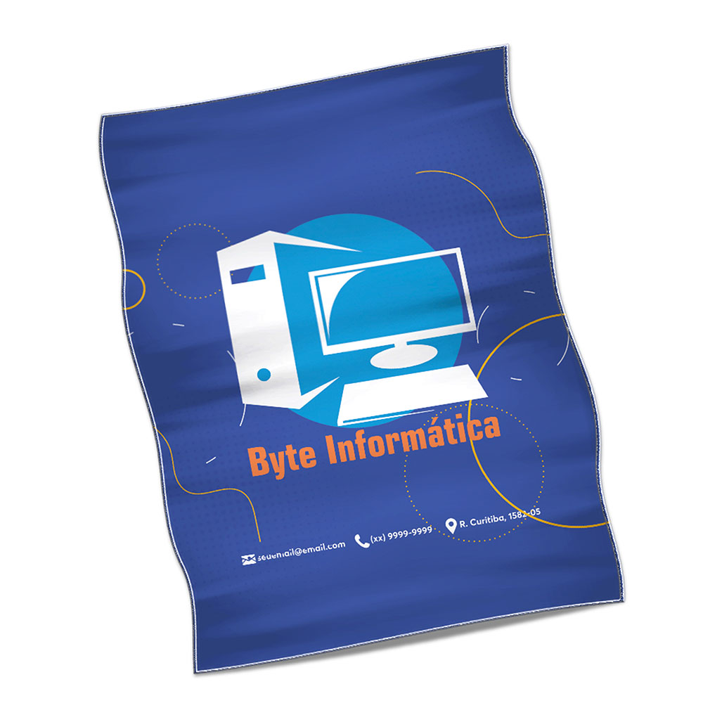 Bandeiras Elastano Costura Linha Branca Overlock (350x450mm)