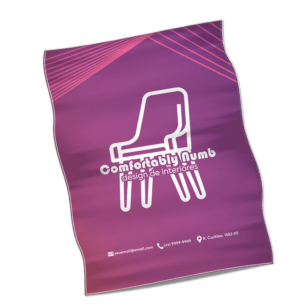 Bandeiras Elastano Costura Linha Branca Overlock (350x450mm)