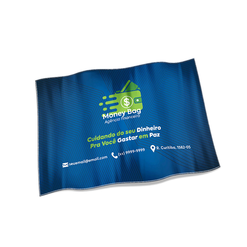 Bandeiras Elastano Costura Linha Branca Overlock (700x450mm)