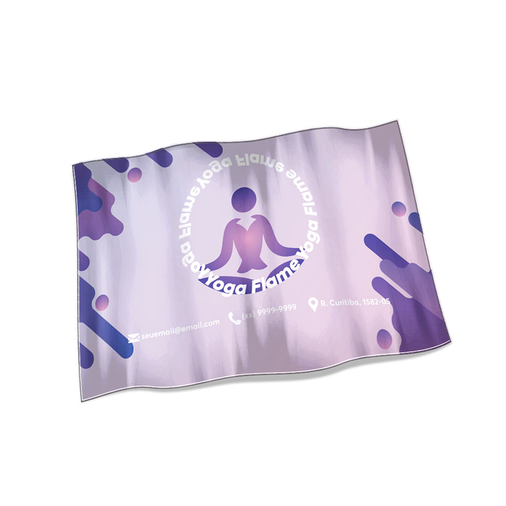 Bandeiras Elastano Costura Linha Branca Overlock (700x450mm)