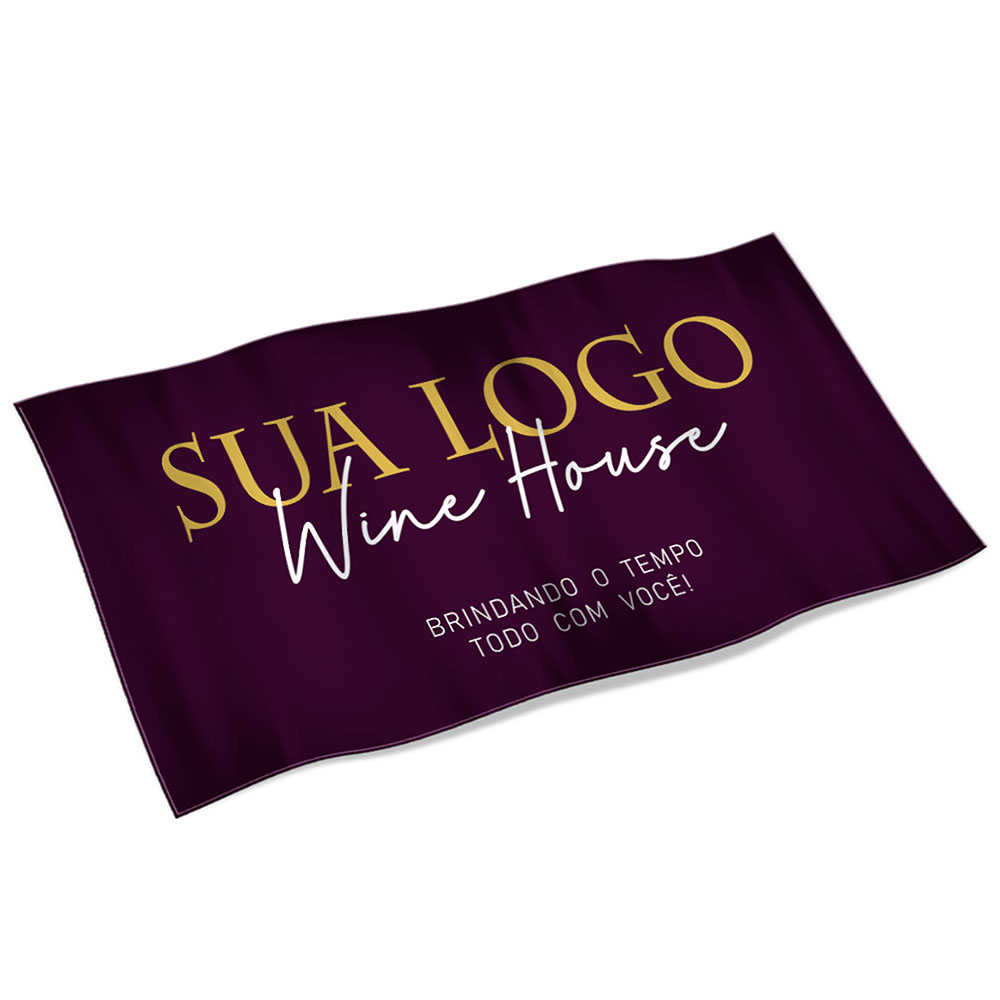 Bandeiras Elastano Costura Linha Branca Overlock (1000x500mm)