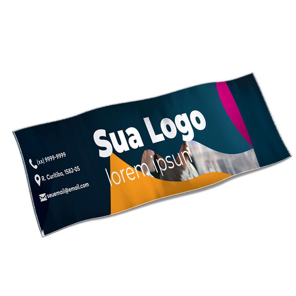 Bandeiras Elastano Costura Linha Branca Overlock (2000x500mm)