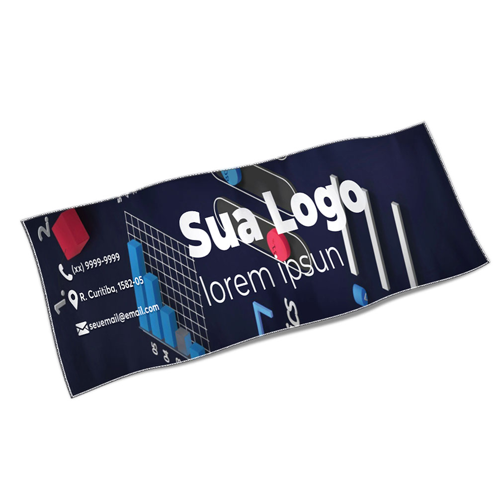 Bandeiras Elastano Costura Linha Branca Overlock (2000x500mm)