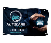 Bandeiras Elastano Costura Linha Branca Overlock Com Ilhós (900x700mm)