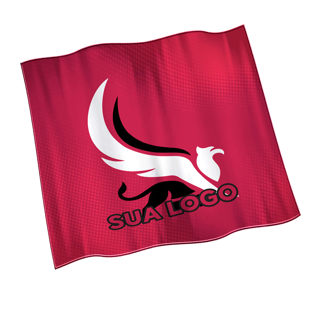 Bandeiras Elastano Costura Linha Branca Overlock Com Ilhós (Metro Quadrado)