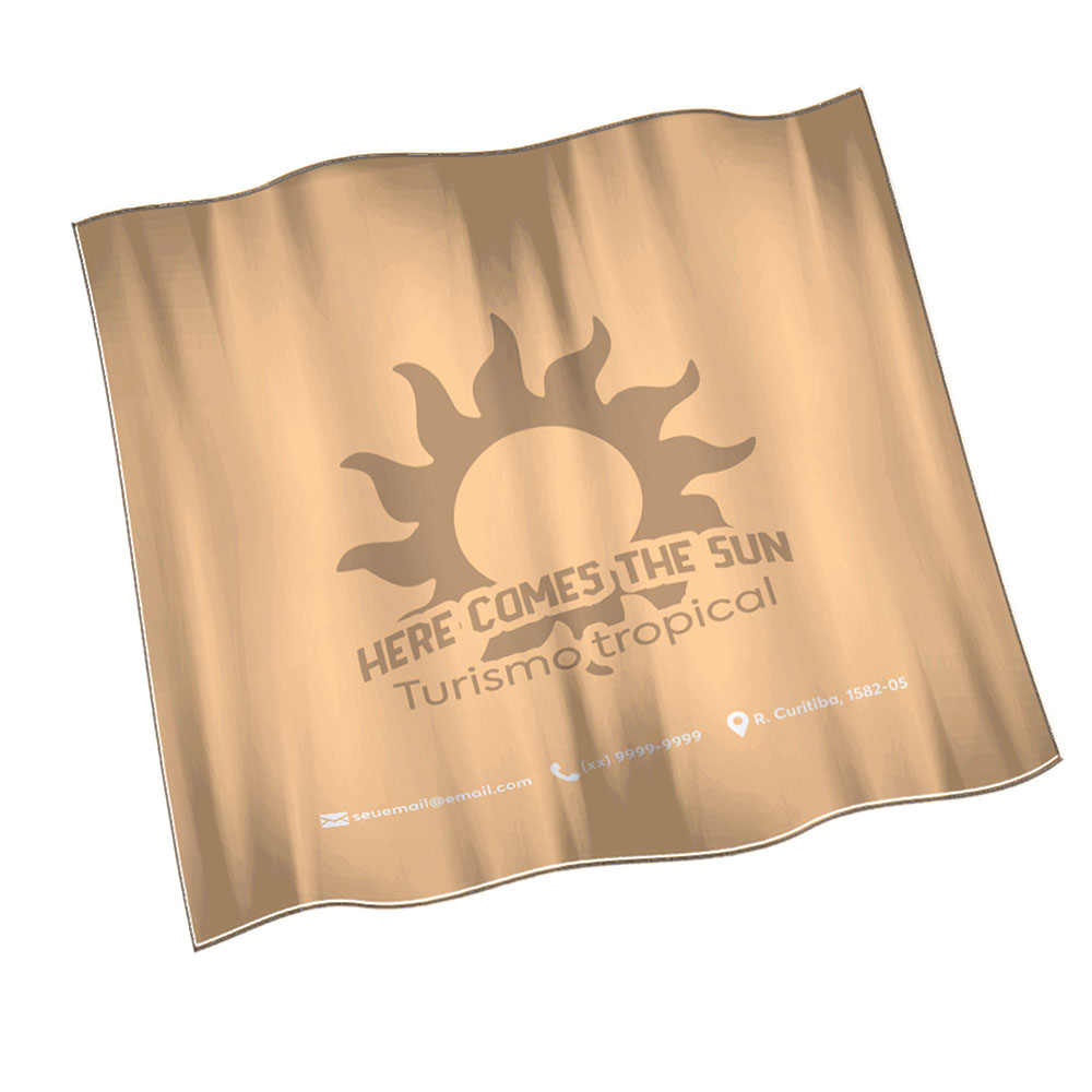 Bandeiras Elastano Costura Linha Branca Overlock (Metro Quadrado)