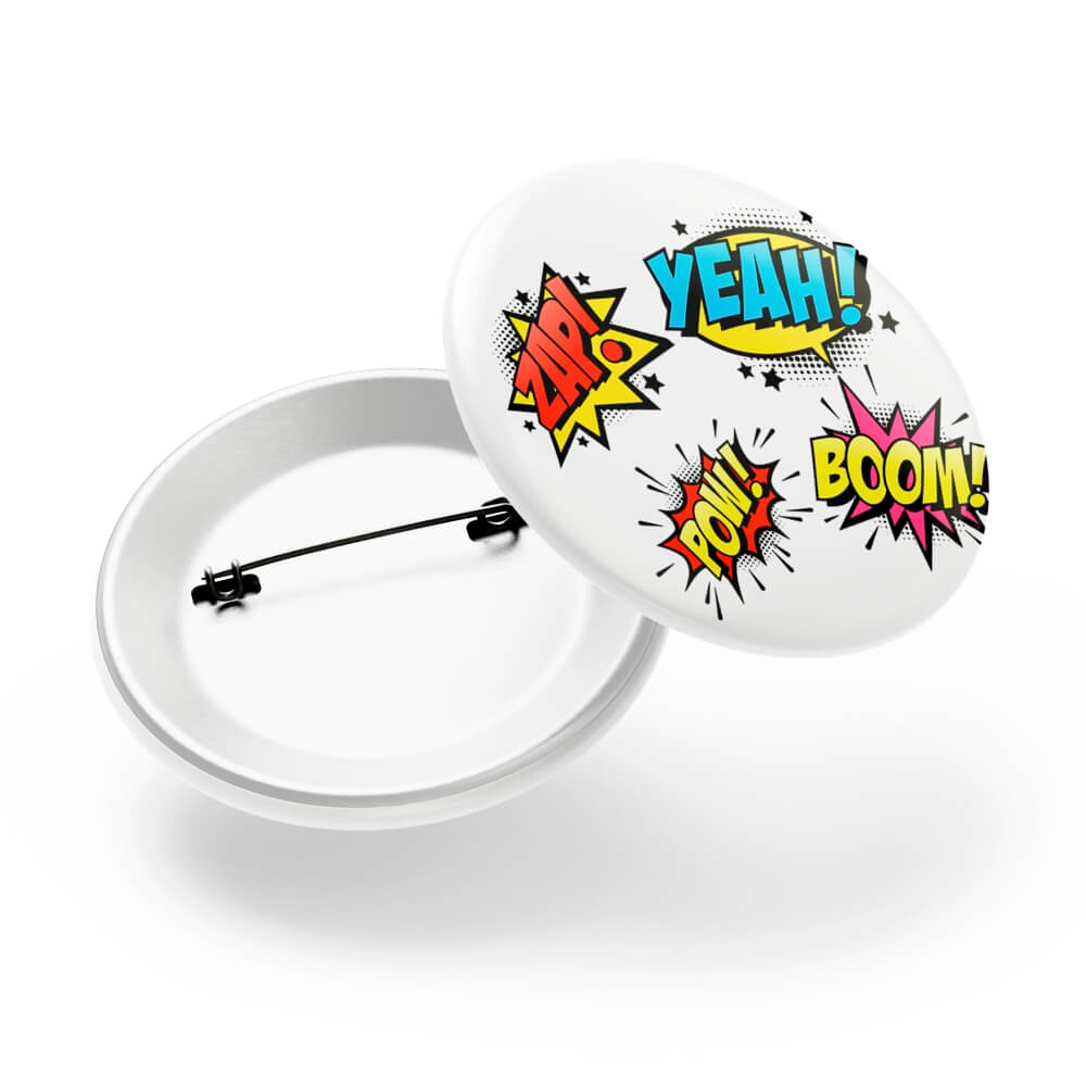 Bottons E Pins Personalizados Com Alfinete Modelo Redondo (45mm)
