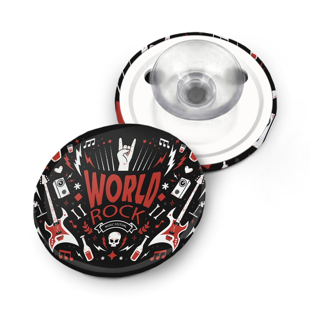 Bottons E Pins Personalizados Com Ventosa Modelo Redondo (35mm)