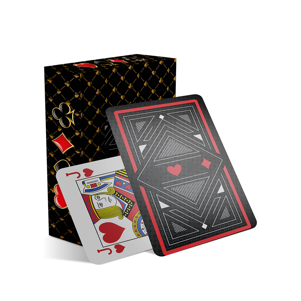 Baralho Simples 54 Cartas Baralho Com Caixa Padrão Couchê 250g Com Laminação Fosca