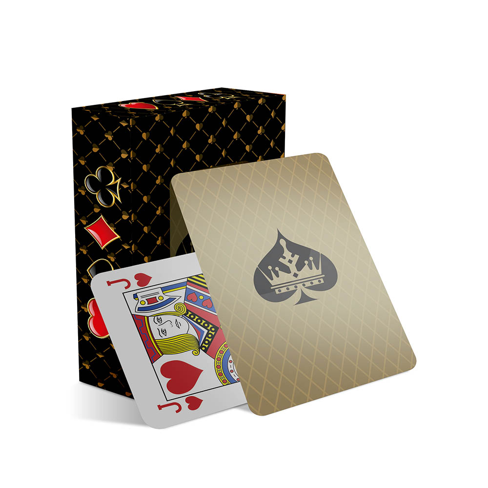 Baralho Simples 54 Cartas Baralho Com Caixa Padrão Couchê 300g Com Laminação Fosca