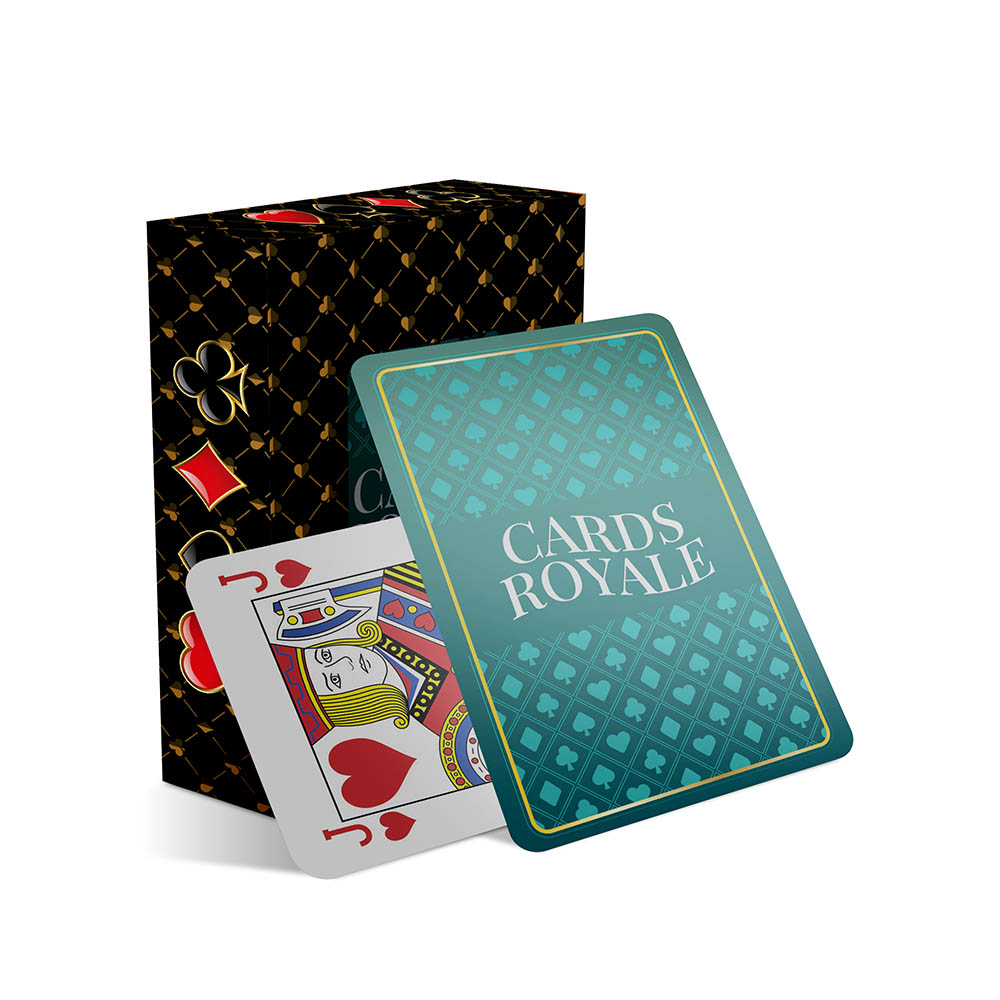 Baralho Simples 54 Cartas Baralho Com Caixa Padrão Couchê 250g Com Laminação Fosca