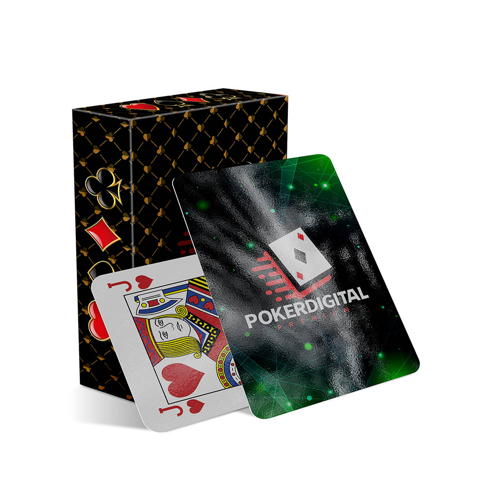 Baralho Simples 54 Cartas Baralho Com Caixa Padrão Couchê 250g Com Laminação Brilho