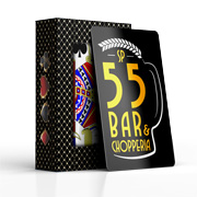 Baralho Simples 54 Cartas Baralho Com Caixa Padrão Pvc 0,50 Premium Branco Com Verniz Uv Total