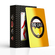 Baralho Simples 54 Cartas Baralho Com Caixa Padrão Pvc 0,50 Premium Branco Com Verniz Uv Total