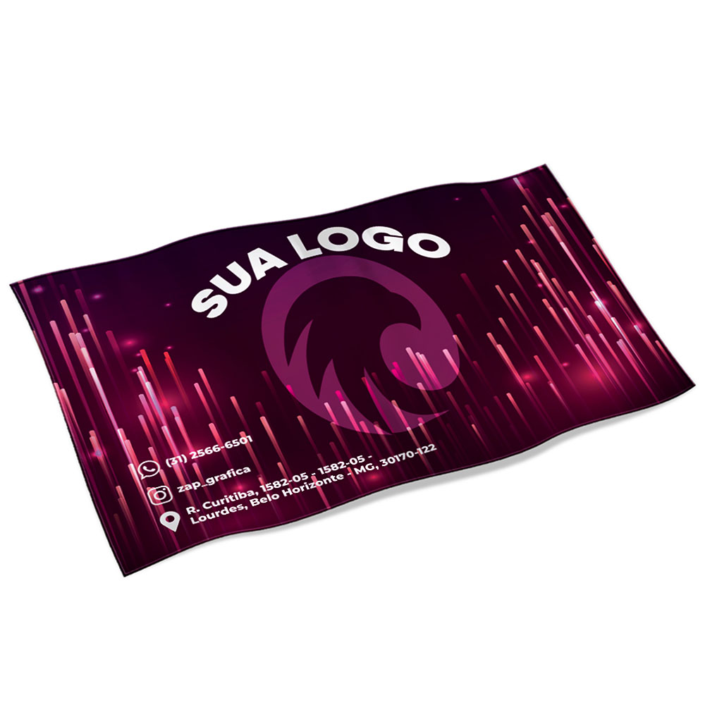 Bandeiras Oxford Costura Linha Branca Overlock (1000x500mm)