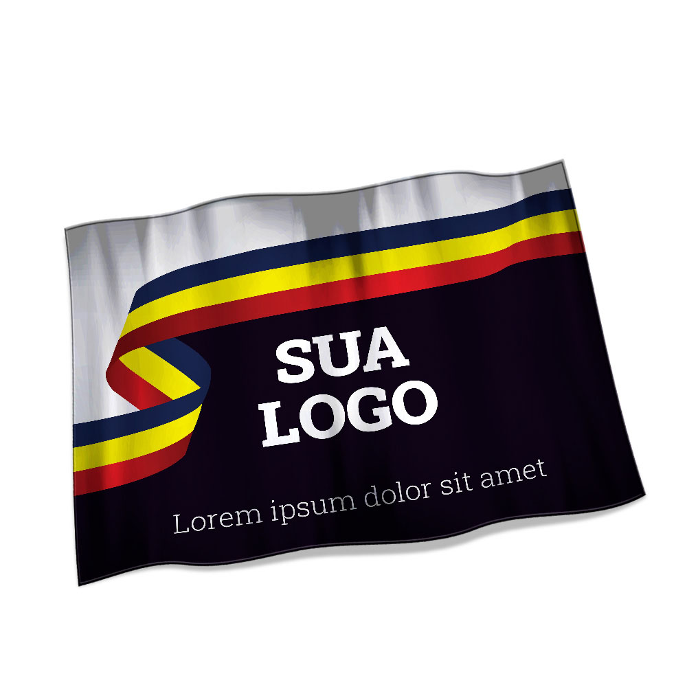 Bandeiras Oxford Costura Linha Branca Overlock (900x700mm)