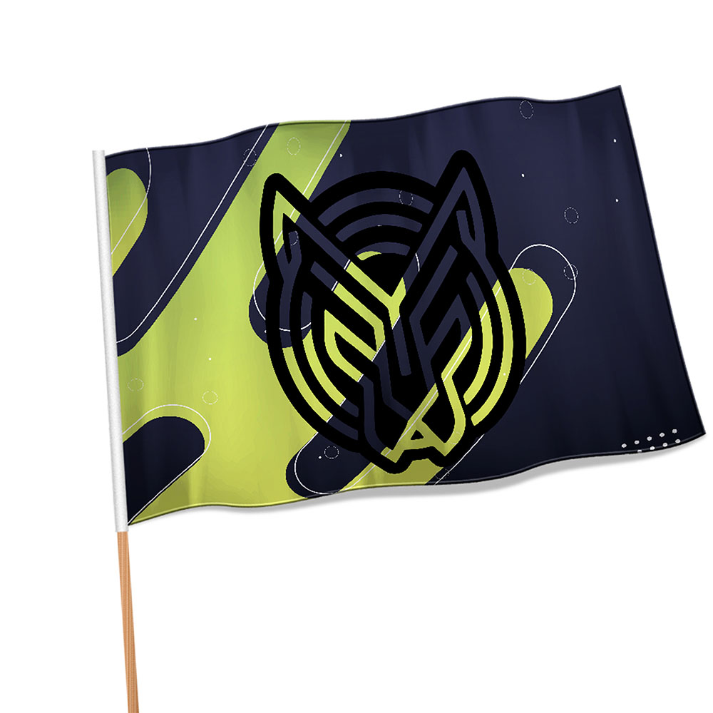 Bandeiras Oxford Costura Linha Branca Overlock Com Bastão (700x450mm)