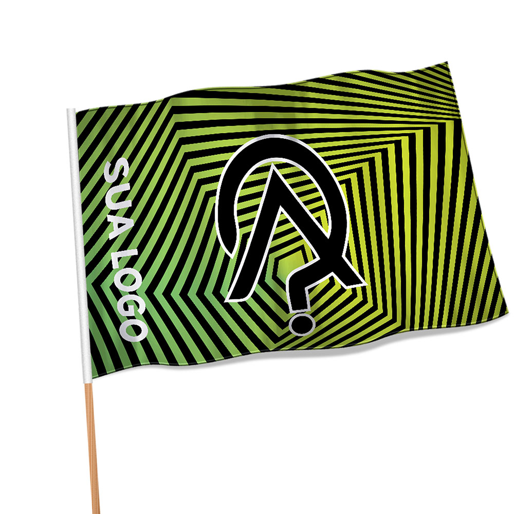 Bandeiras Oxford Costura Linha Branca Overlock Com Bastão (700x450mm)