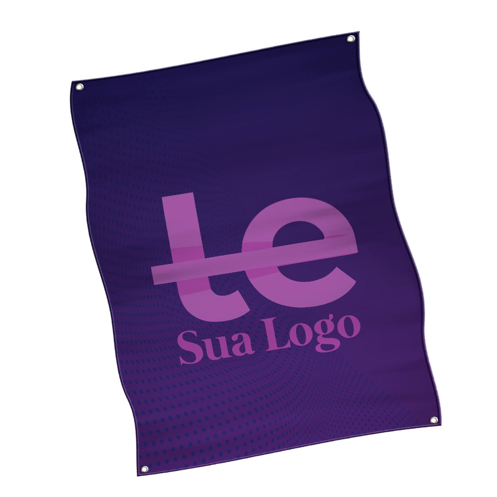 Bandeiras Oxford Costura Linha Branca Overlock Com Ilhós (1400x1800mm)