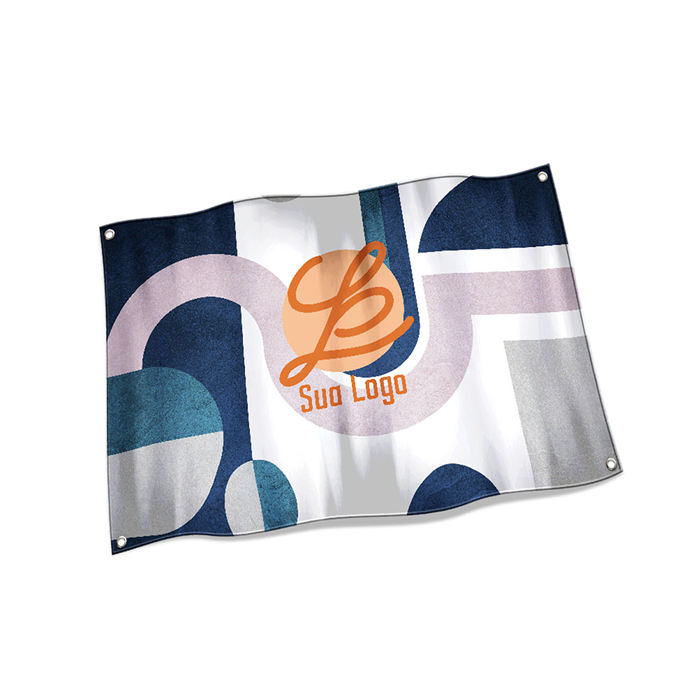 Bandeiras Oxford Costura Linha Branca Overlock Com Ilhós (700x450mm)