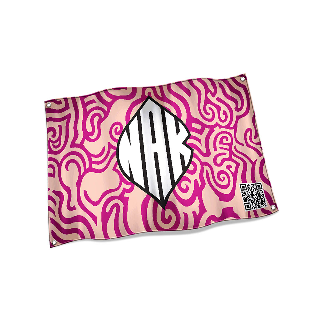 Bandeiras Oxford Costura Linha Branca Overlock Com Ilhós (700x450mm)