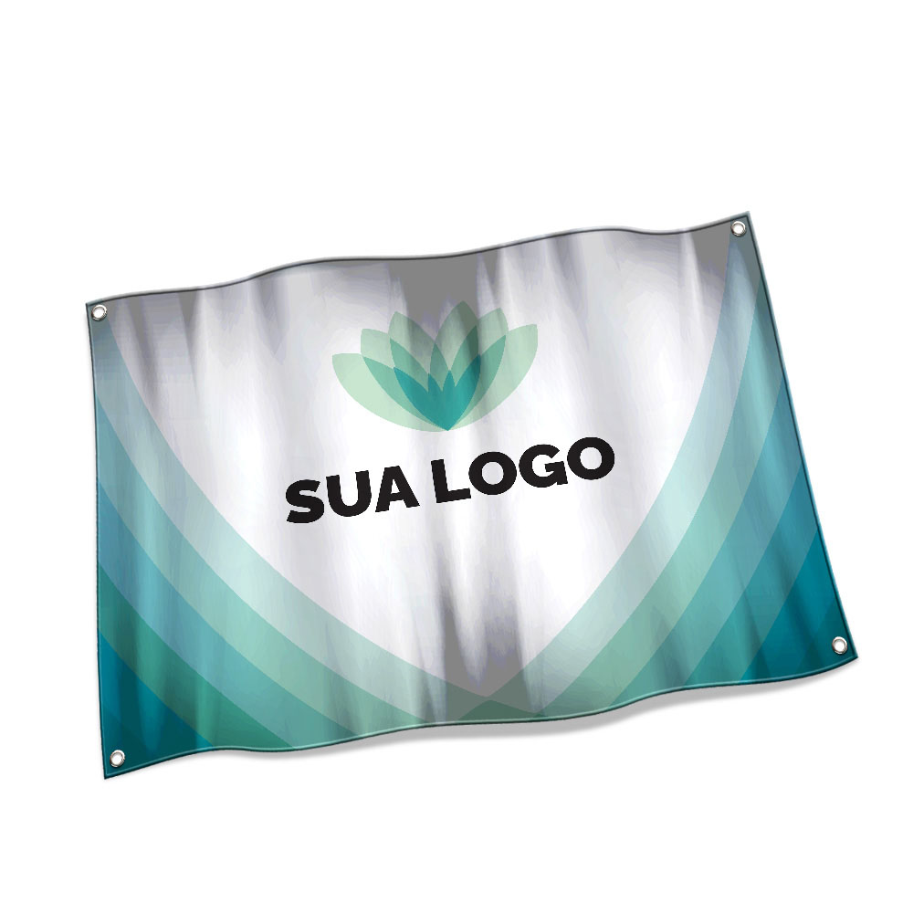 Bandeiras Oxford Costura Linha Branca Overlock Com Ilhós (900x700mm)