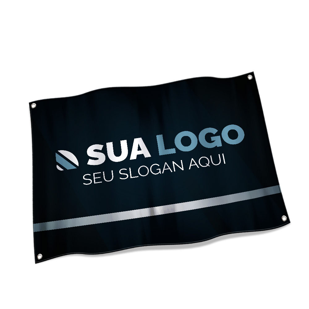 Bandeiras Oxford Costura Linha Branca Overlock Com Ilhós (900x700mm)