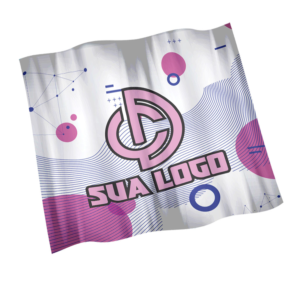 Bandeiras Oxford Costura Linha Branca Overlock (Metro Quadrado)