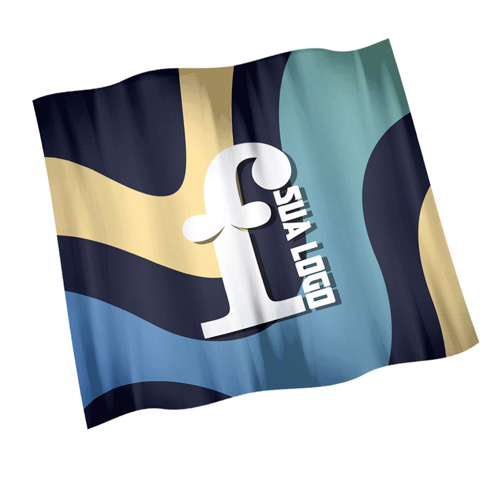 Bandeiras Oxford Costura Linha Branca Overlock (Metro Quadrado)