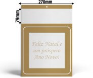 Calendários E Folhinhas 2026 Base Padrão Duplex 250g Comercial (Ouro)