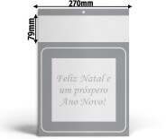 Calendários E Folhinhas 2026 Base Padrão Duplex 250g Comercial (Prata)
