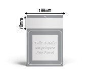 Calendários E Folhinhas 2026 Base Padrão Duplex 250g Mini Comercial (Prata)