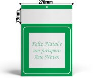 Calendários E Folhinhas 2026 Base Padrão Duplex 250g Comercial (Verde)