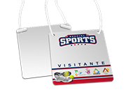 Credenciais Couchê 250g Verniz Uv Total Frente Com Cordão ou Clip Jacaré (90x98mm)